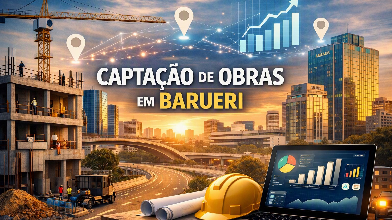 Aprenda como a captacao de obras em Barueri resolve o problema de concorrencia e antecipa o proximo cliente usando filtros