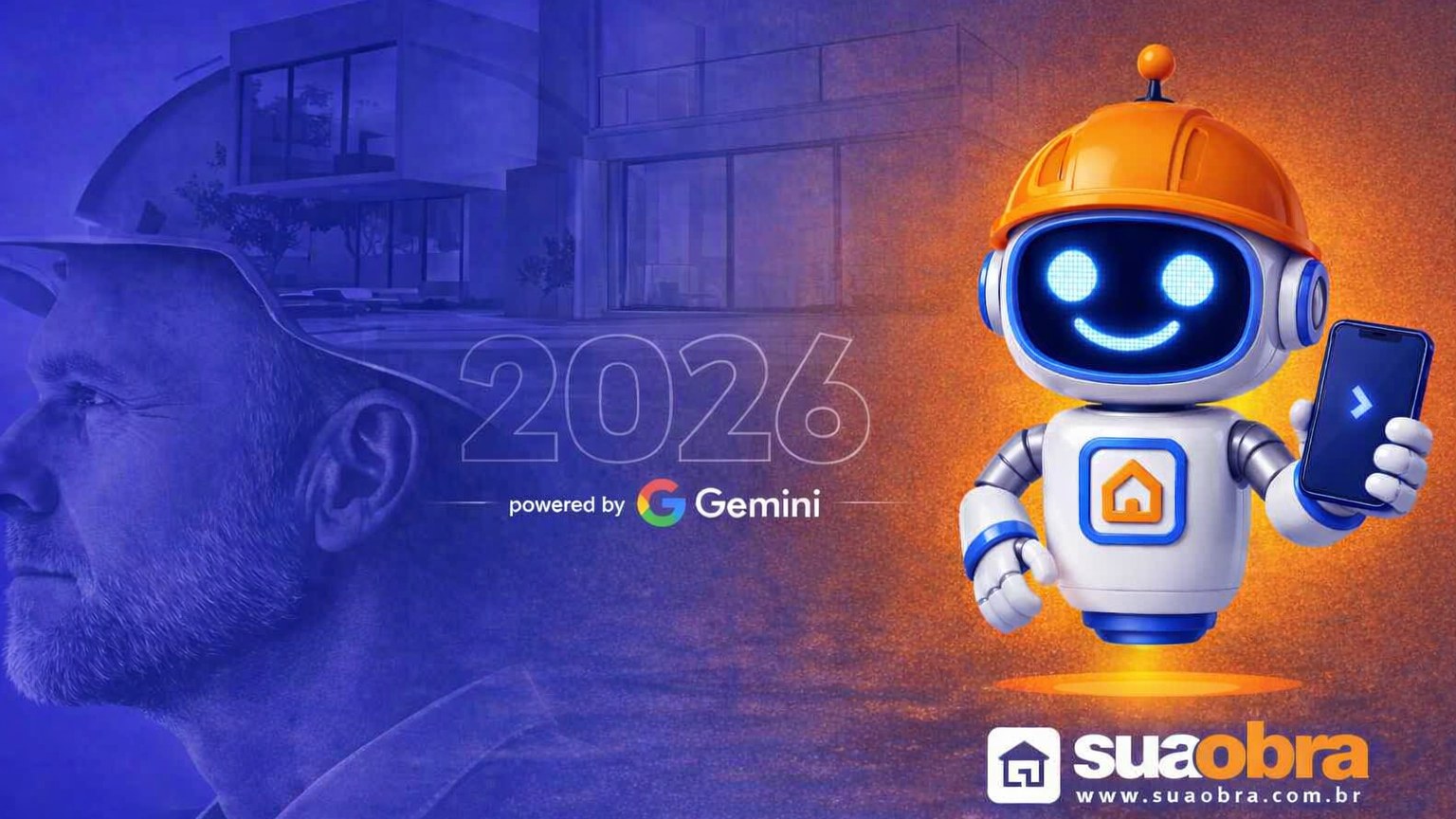 robo que ajuda na tarefa de prospectar clientes em construcao